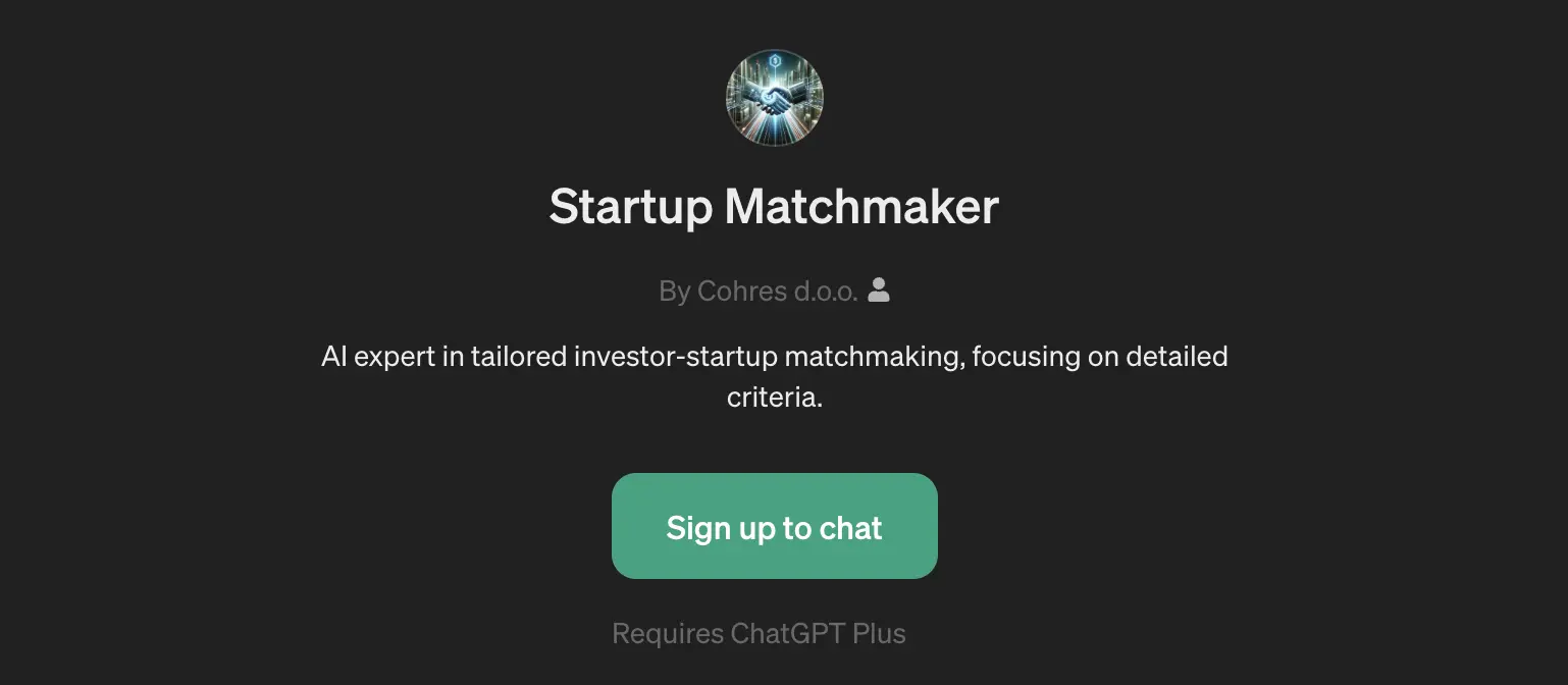 Startup matchmaking 